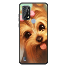 Чехол (ТПУ) Милые собачки для Blackview A50 (Йоршенский терьер)