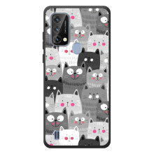 Чехол с милыми котиками на 承認Blackview A50 – Коллаж с котами