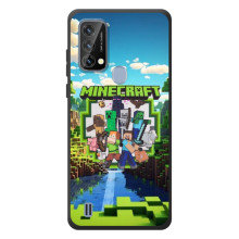 Чехол с картинками Майнкрафт для 承認Blackview A50 (Майнкрафт фон)