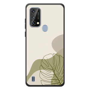Силконовий чохол з принтом в квітах на Blackview A50