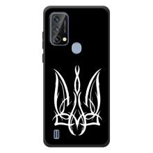 Чехол с украинским гербом на Blackview A50 – Герб на черном