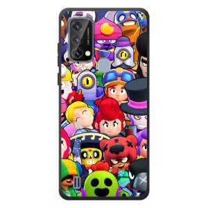 Силиконовый Чехол на Blackview A50 с картинкой Brawl Stars – Персонажи