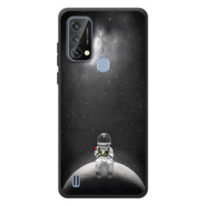 Силиконовый Чехол с принтом "Космонавты" на Blackview A50 – Космонавт романтик