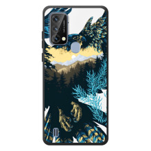 Силіконовий бампер з птичкою на Blackview A50 – Яскравий Орел