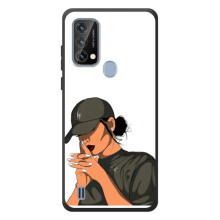 Силіконовый Чохол на Blackview A50 з картинкой Модных девушек (У зеленому)