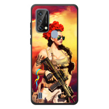 ЗСУ Чехлы (TPU) для Blackview A50 (Женщина солдат)
