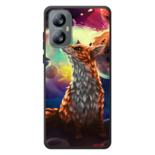 Чехлы с картинкой Лисички для Blackview A52 Pro (VPrint) (Лисица в космосе)