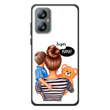 Чехол с печатью для Blackview A52 Pro - (Мама с ребенком) (AlphaPrint) (Мама с сыном)