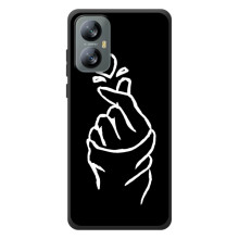 Чохол (Знак сердечка) для Blackview A52 Pro – Сердечко на чорному