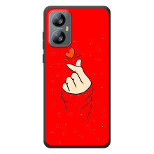 Чохол (Знак сердечка) для Blackview A52 Pro – Сердечко на червоному