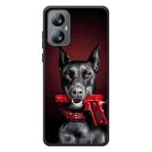 Чохол ДОБЕРМАН  для Blackview A52 Pro – Доберман злий