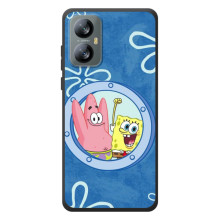 Чехол Губка Боб для Блэквью А52 Про (В иллюминаторе)