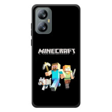 Чехол Майнкрафт на Blackview A52 Pro (AlphaPrint) Minecraft (герои Minecraft)