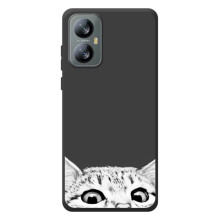 Чехол на Блэквью А52 Про с Котами (VPrint) – Выглядывает кот