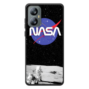 Силиконовый бампер с принтом "Наса" на Blackview A52 Pro – Nasa на луне