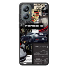 Чехол с авто Порше для Blackview A52 Pro – Коллаж Порше