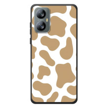 Чехол с принтом коровы на Блэквью А52 Про – Бежевый принт