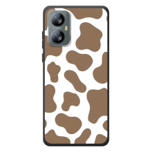 Чехол с принтом коровы на Блэквью А52 Про – Коричневый принт