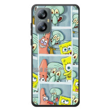 Силиконовый чехол Спанч Боб на Блэ́квью А52 Про (Фото-БоБ)