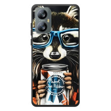 Силіконовий Чохол з Энотами  на Blackview A52 Pro – Єнот в окулярах