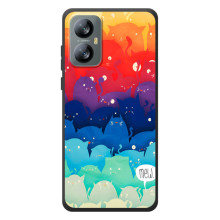 Силіконовий чохол з котиком для Blackview A52 Pro (Mew)