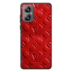 Текстурний Чохол Louis Vuitton для Чорнийперегляд A52 Про – Червоний ЛВ