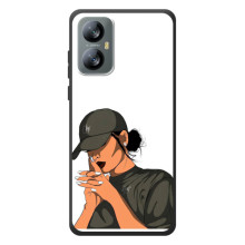 Силіконовый Чохол на Blackview A52 Pro з картинкой Модных девушек – У зеленому