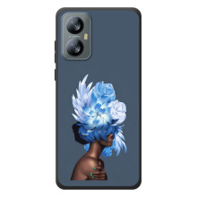 Чехлы (ART) Цветы на Blackview A52 (VPrint) (Квіти на голові)