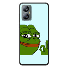 Чохли з зображенням Жаба Мем на Blackview A52 (Жаба все ОК)