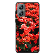 Чохли з квітами для Blackview A52 (VPrint) (Квіти червоні)