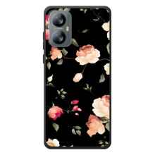 Чохли з квітами для Blackview A52 (VPrint) (Трояндочки)