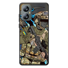 Чехлы с картинкой ЗСУ для Blackview A52 (AlphaPrint) (Воин ВСУ)