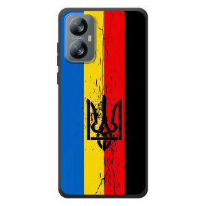 Чехлы УПА (Красно-Чёрный) на Blackview A52 – Флаг УПА