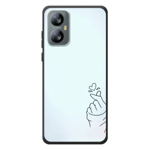 Чехлы (Знак сердечка) на Blackview A52 – Сердце на голубом
