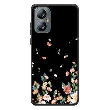 Чохол для Чорнийвид А52 - з принтом (Дизайнерські) (AlphaPrint) (Маленькі квіти)