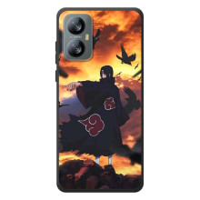 Чехол Итачи Учиха дляБлэквью А52 (AlphaPrint) – Итачи с воронами