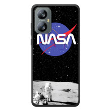 Силіконовый бампер з принтом "Наса" на Blackview A52 (Nasa на місяці)