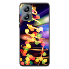 Чохол новорічна ялинка на Blackview A52 (Гірлянди)