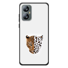 Чохол з леопардовим принтом на Blackview A52 – Леопард на білому