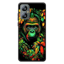 Чехол с Обезьянами Blackview A52 - (AlphaPrint) – Обезьяна в тропиках