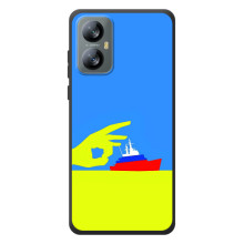 Чехол с принтом (Русский корабль...) для Блэквью А52 (AlphaPrint) – Щелбан кораблю