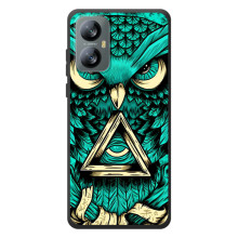 Чехол с птицами на Blackview A52 (VPrint) (Сова с глазом)