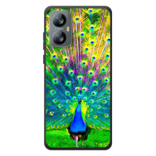 Чехол с птицами на Blackview A52 (VPrint) (Яркий Павлин)