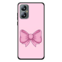 Чохол банти для Blackview A52 – Рожевий бантик