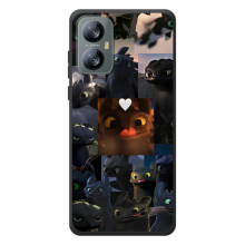 Чехол как приручить дракона на Blackview A52 (Дракон коллаж)