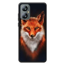 Чохол з принтом лисички ЧорніgetView А52 – Лисиця на чорному