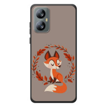 Чохол з принтом лисички ЧорніgetView А52 – Лисиця