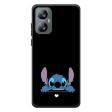 Чехол с принтом Стич на Blackview A52 (Стич на черном)