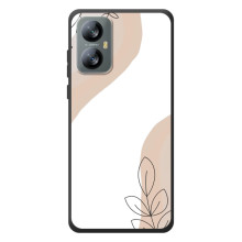 Силиконовый чехол с принтом в цветах на Blackview A52