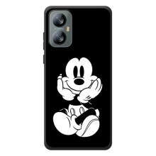 Эксклюзивный чехол для Blackview A52 (AlphaPrint - Мультяшные) (Микки на черном)